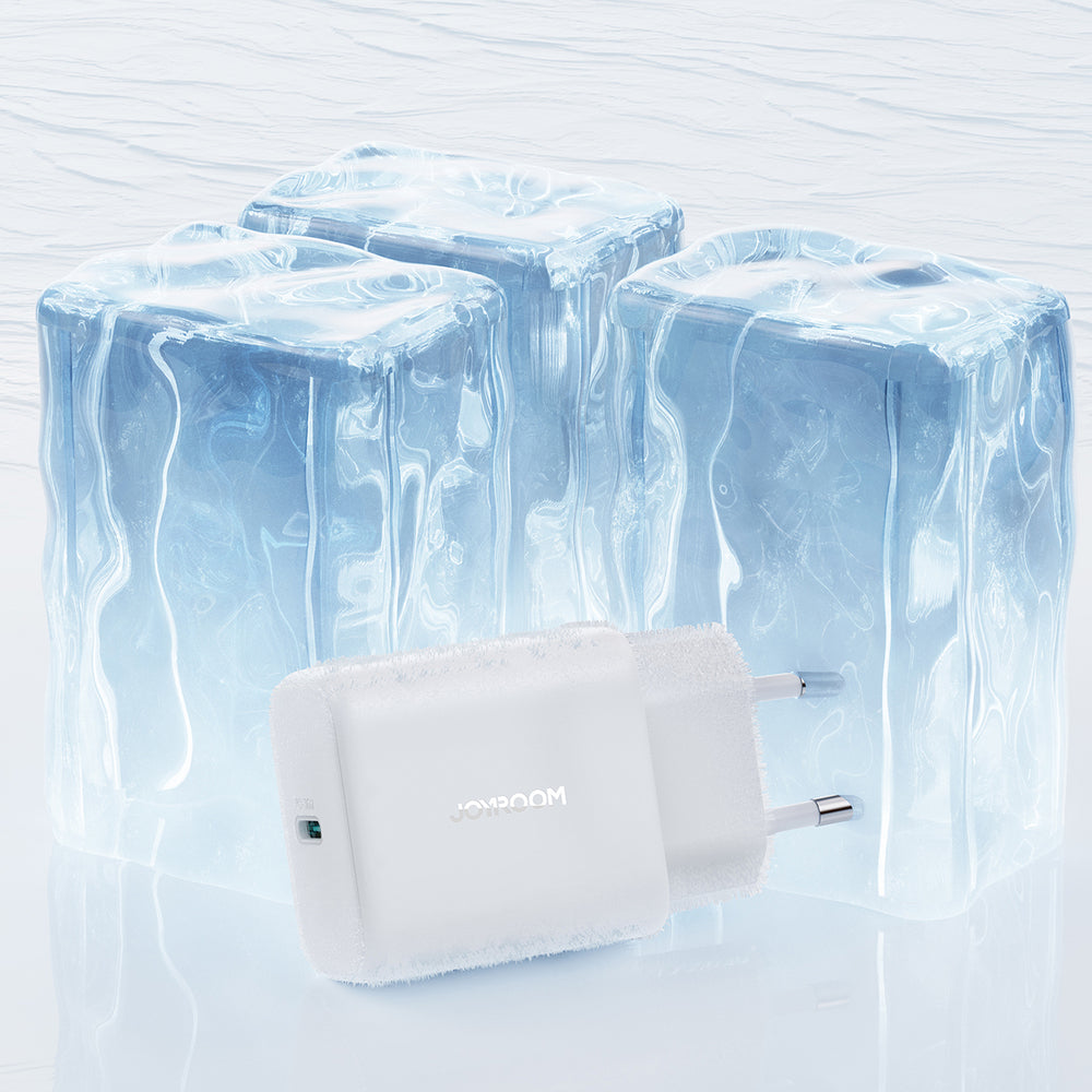 Joyroom JR-TCF24 USB-C PD 30W QC SFC netværksoplader - hvid + 1m USB-C kabel