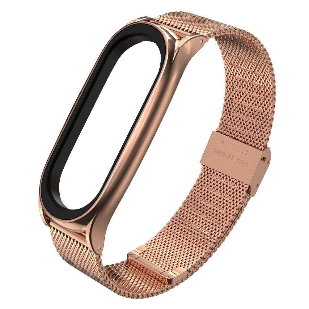 Tech-Protect MilaneseBand Strap til Xiaomi Mi Smart Band 5 / 6 / 6 NFC - Pink