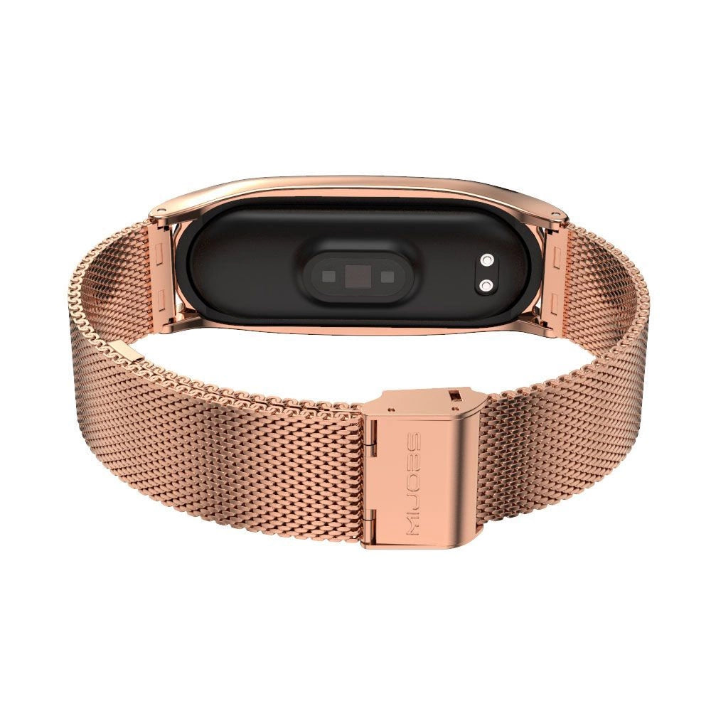 Tech-Protect MilaneseBand Strap til Xiaomi Mi Smart Band 5 / 6 / 6 NFC - Pink