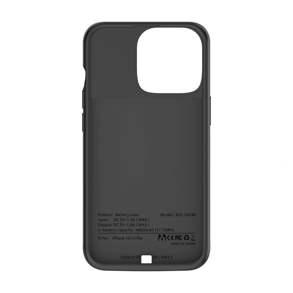 Tech-Protect PowerCase til iPhone 13 / 13 Pro med 4800mAh Powerbank - sort