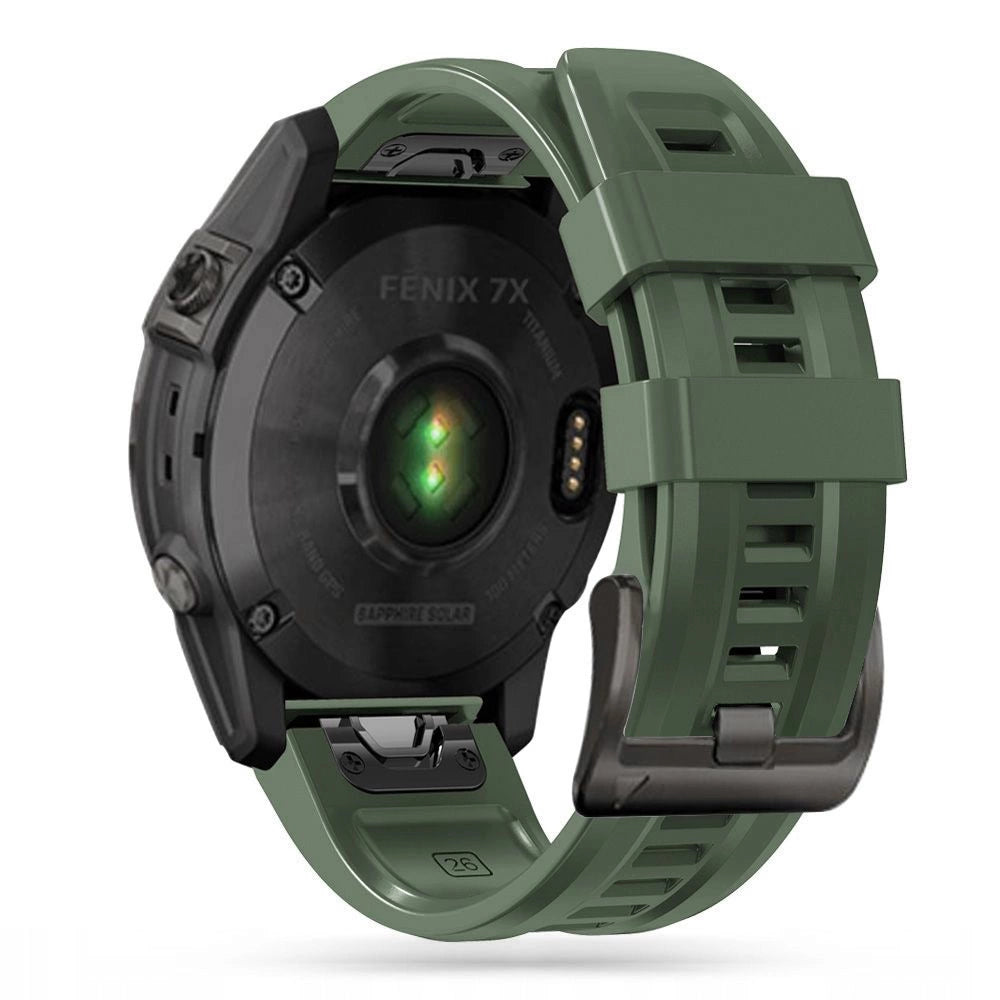 Tech-Protect IconBand rem til Garmin Fenix 3 / 5X / 3HR / 5X Plus / 6X / 6X Pro / 7X - grønt