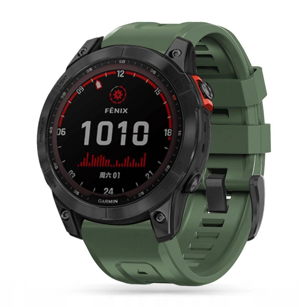 Tech-Protect IconBand rem til Garmin Fenix 3 / 5X / 3HR / 5X Plus / 6X / 6X Pro / 7X - grønt