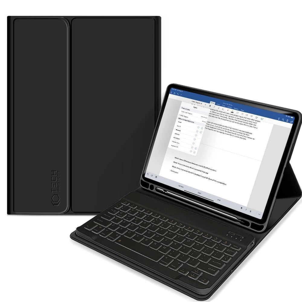 Tech-Protect SC Pen + Keyboard Case med tastatur til iPad Air 10.9" 2020-2022 / 11" 2024 - sort