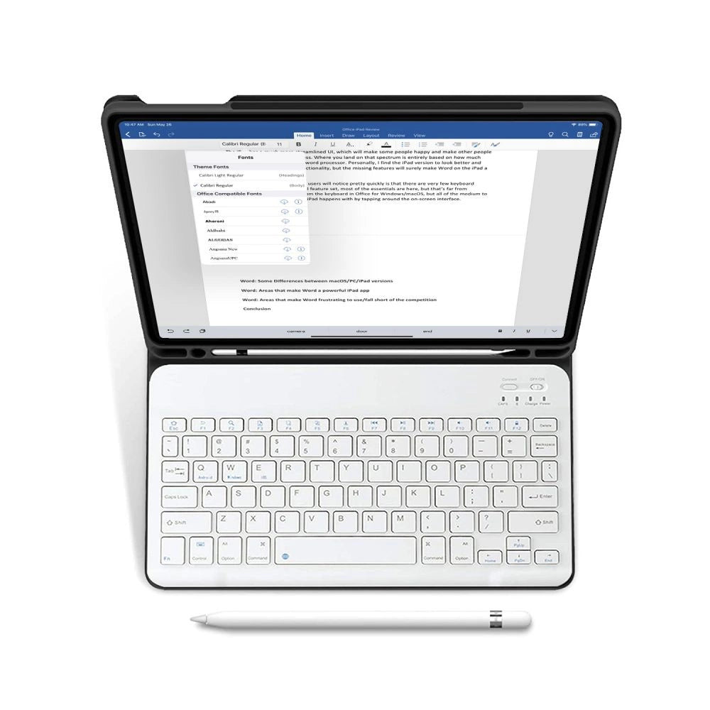 Tech-Protect SC Pen + Keyboard Case med tastatur til iPad Air 10.9" 2020-2022 / 11" 2024 - sort