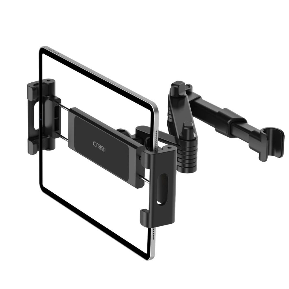 Tech-Protect V1 Teleskopisk bilhovedstøtte Telefonholder - sort