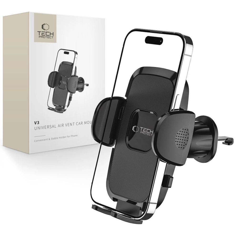 Tech-Protect V3 biltelefonholder til luftventilation - sort