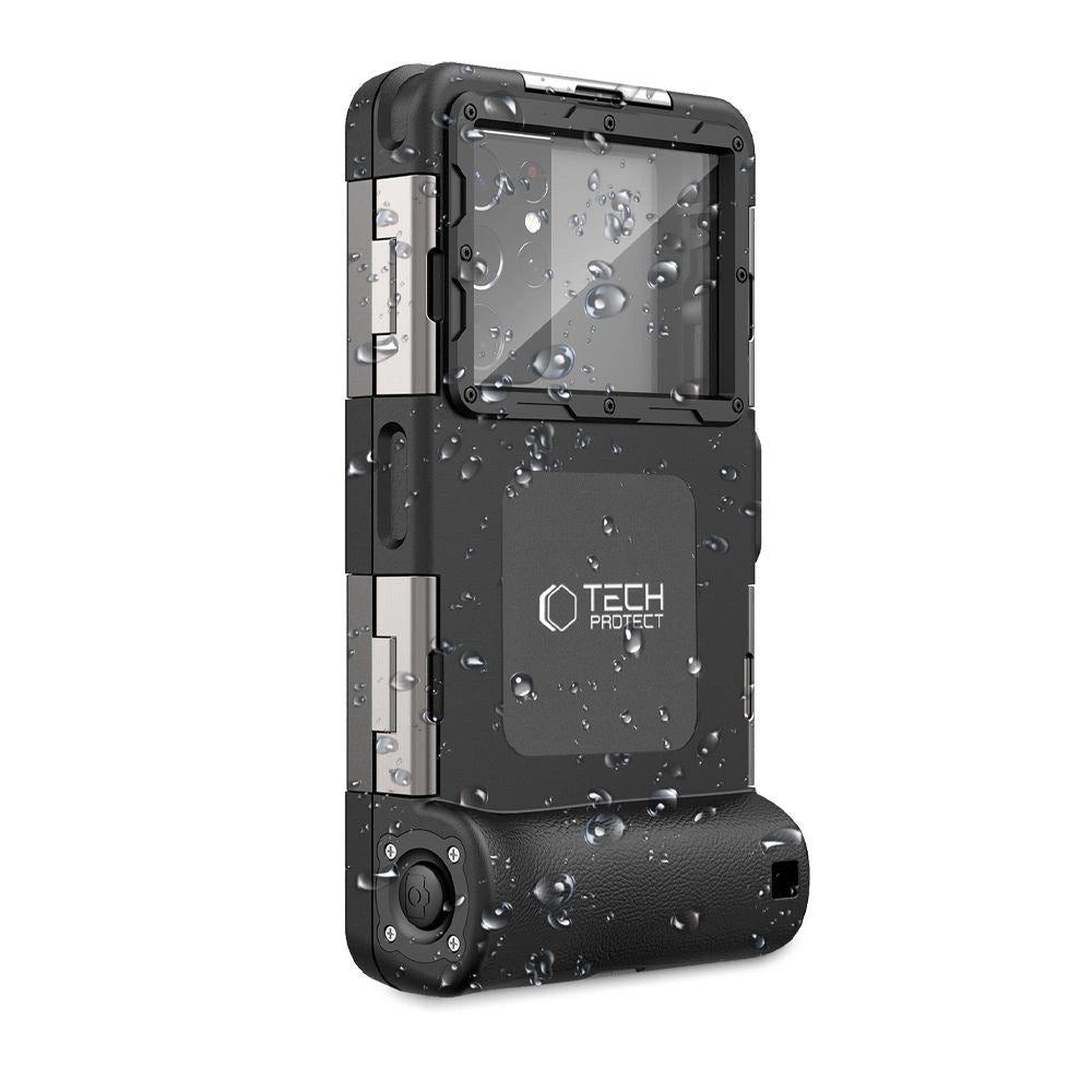 Tech-Protect Waterproof Case IPX8 til 4.7-6.7" Smartphones - sort
