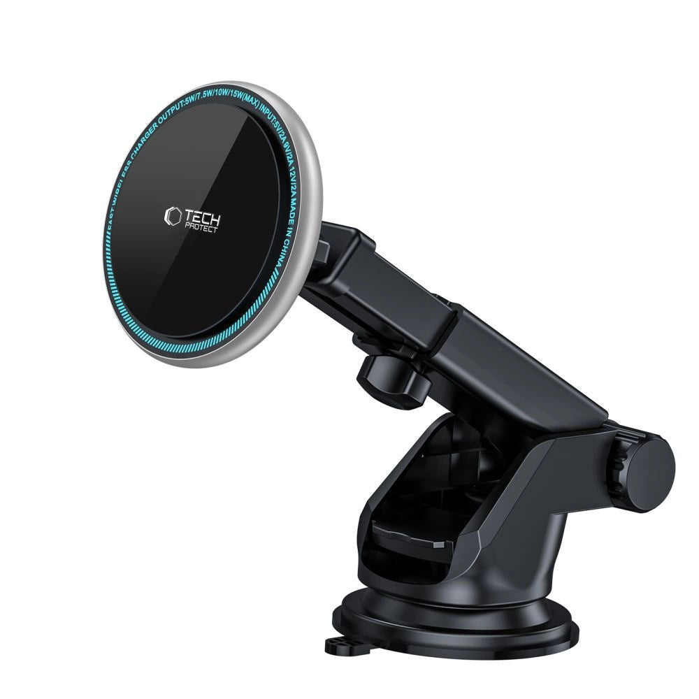Tech-Protect A2-biltelefonholder med MagSafe 15W induktiv oplader til cockpit - sort
