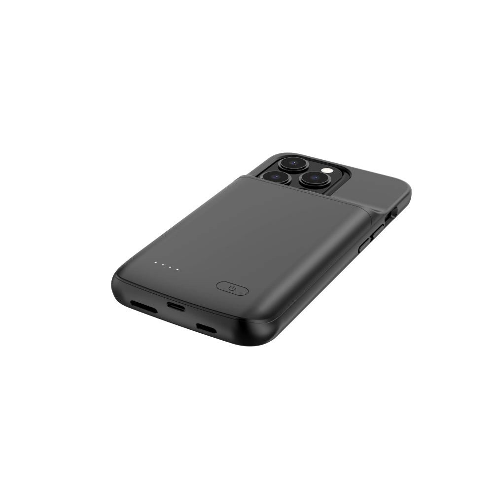 Tech-Protect PowerCase til iPhone 14 / 14 Pro med 4800mAh Powerbank - sort