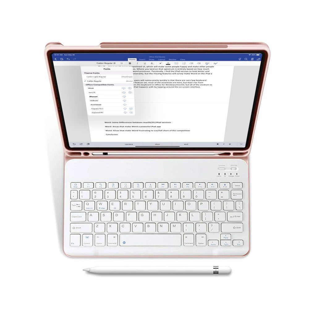 Tech-Protect SC Pen + Keyboard Case med tastatur til iPad 10.9" 2022 - Pink