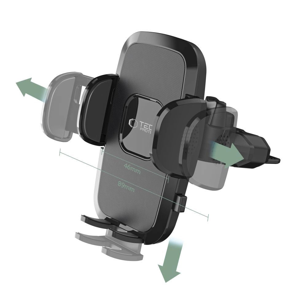 Tech-Protect V3 Biltelefonholder til CD-drev - sort