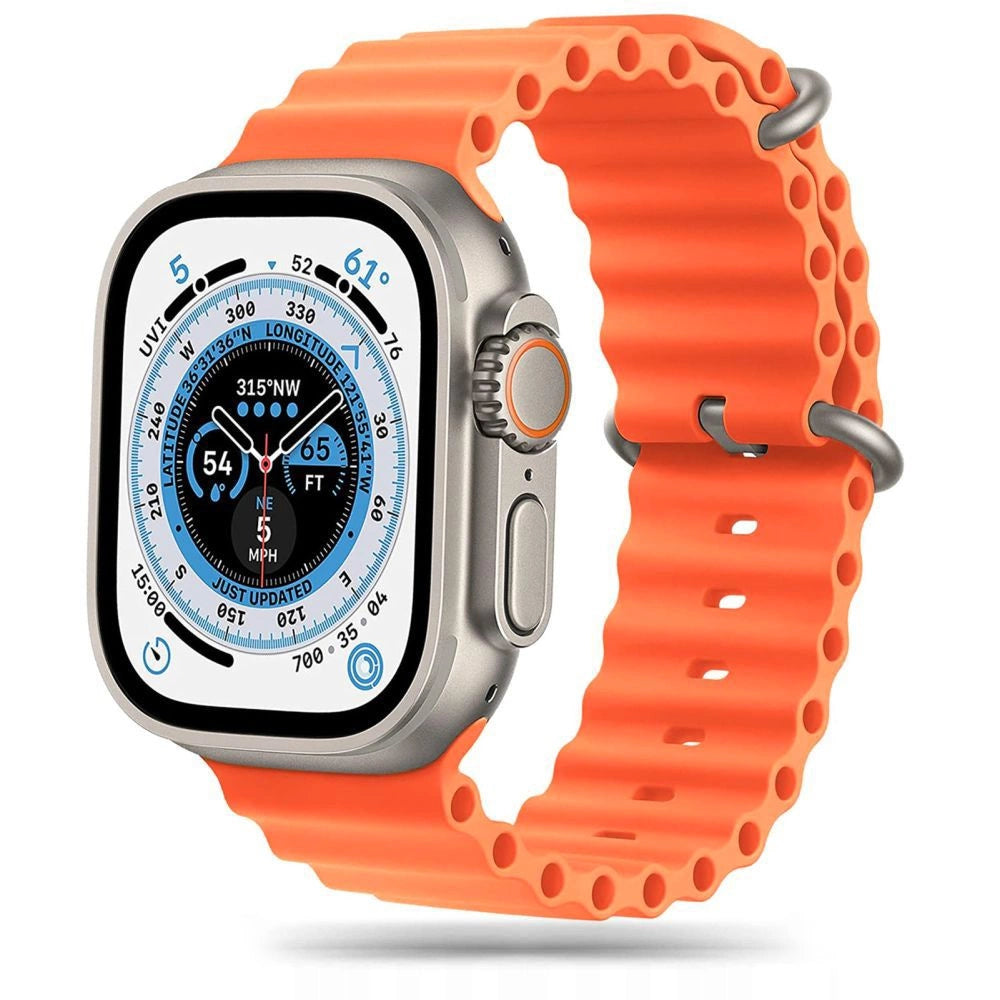 Tech-Protect IconBand Pro Strap til Apple Watch 4 / 5 / 6 / 7 / 8 / 9 / SE / Ultra 1 / 2 (42/44/45/49 mm) - Orange