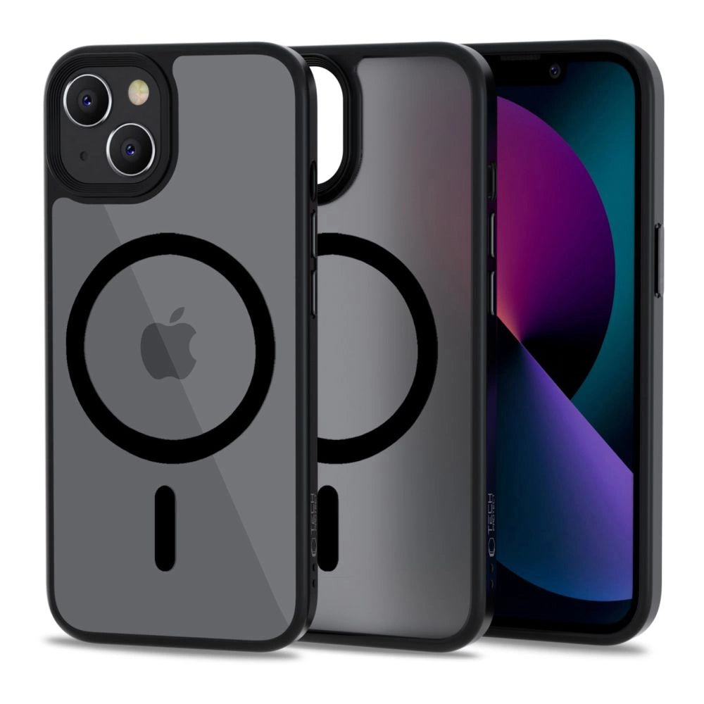 Tech-Protect MagMat MagSafe iPhone 13 mini-hylster - matt sort