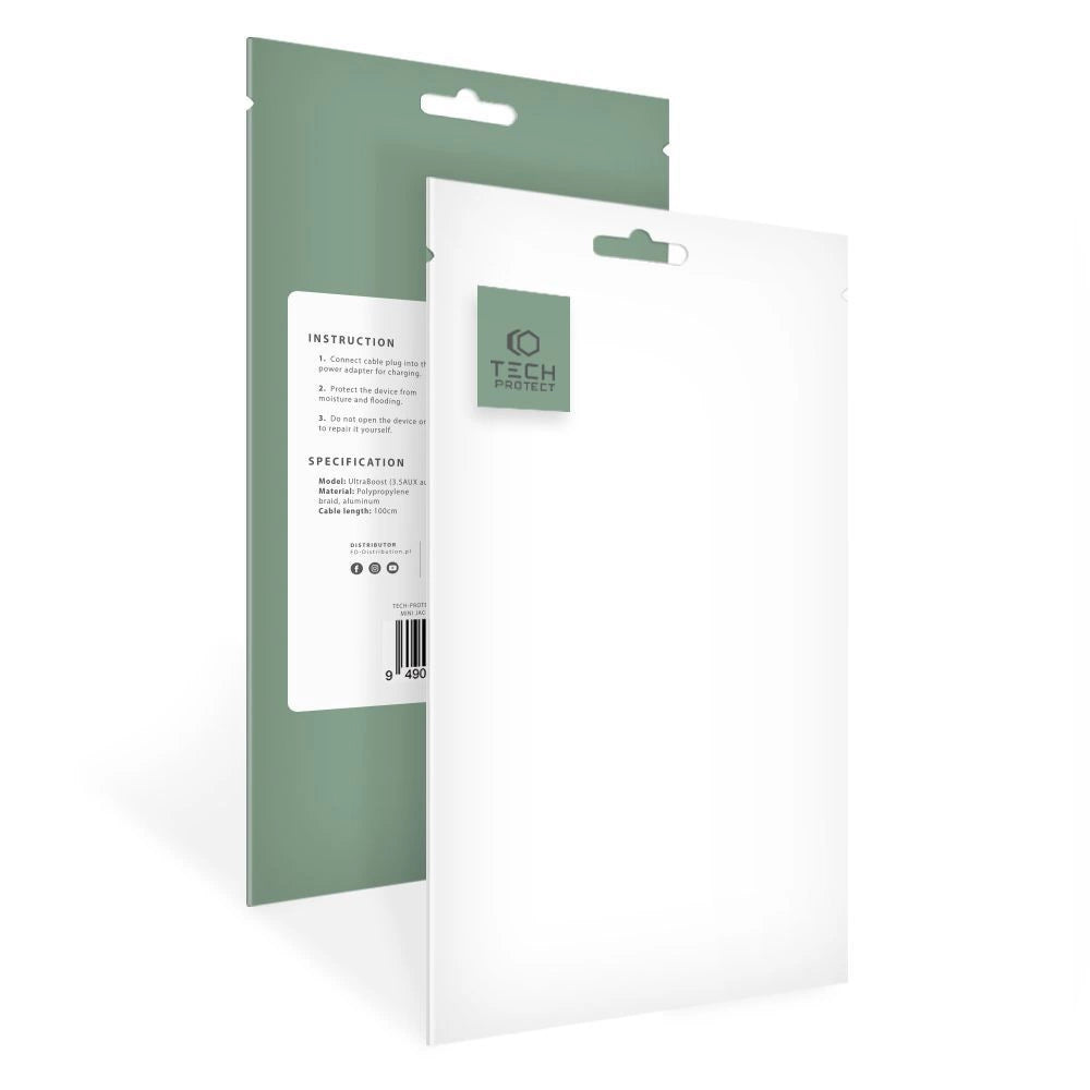 Tech-Protect UltraBoost 2in1 Magnetisk oplader med USB-C / Lightning Kabler til Apple Watch 1,5 m - Hvid