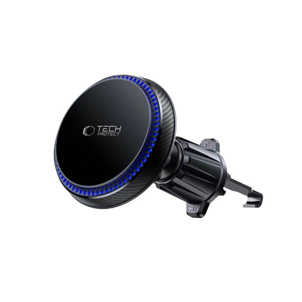 Tech-Protect MM15W-V4 biltelefonholder med MagSafe 15W induktiv oplader til luftventil - sort