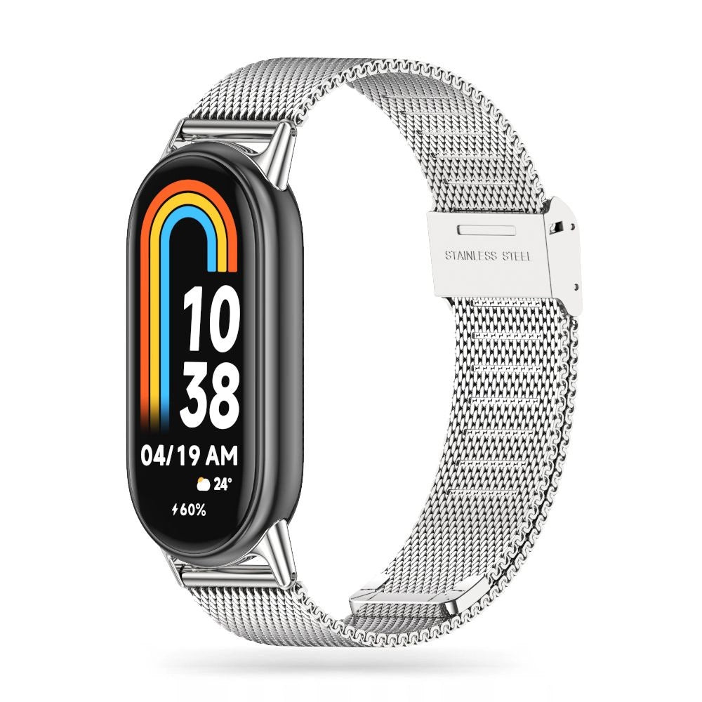 Tech-Protect MilaneseBand Strap til Xiaomi Smart Band 8 / 8 NFC - Silver