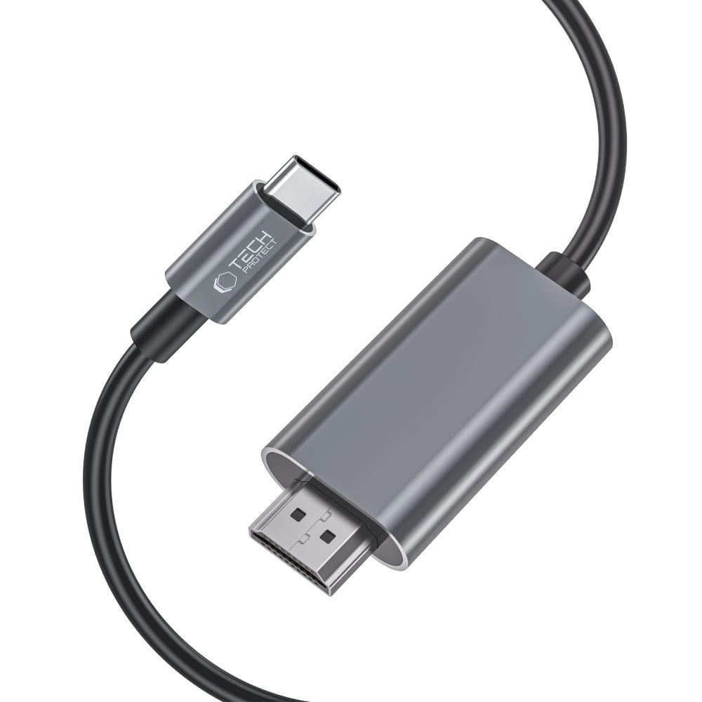 Tech-Protect UltraBoost USB-C / HDMI 4K 60Hz kabel 2m - sort