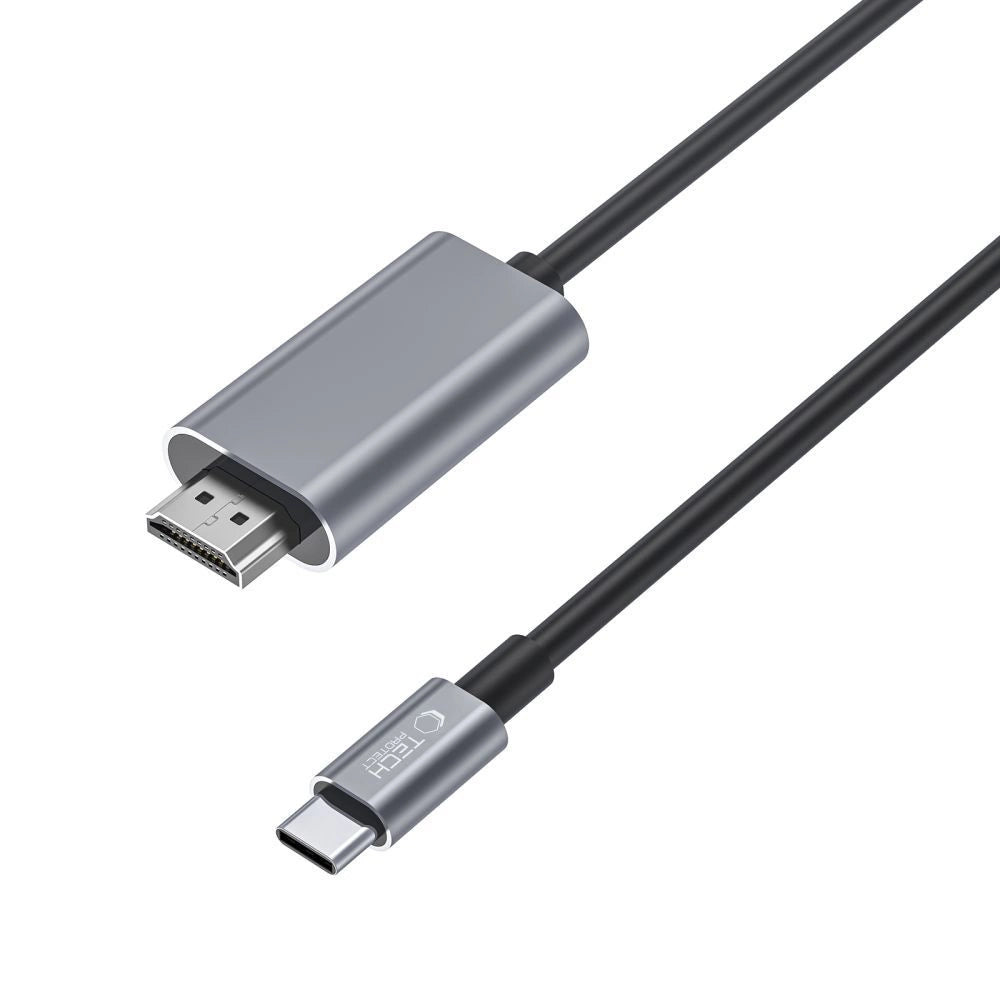 Tech-Protect UltraBoost USB-C / HDMI 4K 60Hz kabel 2m - sort
