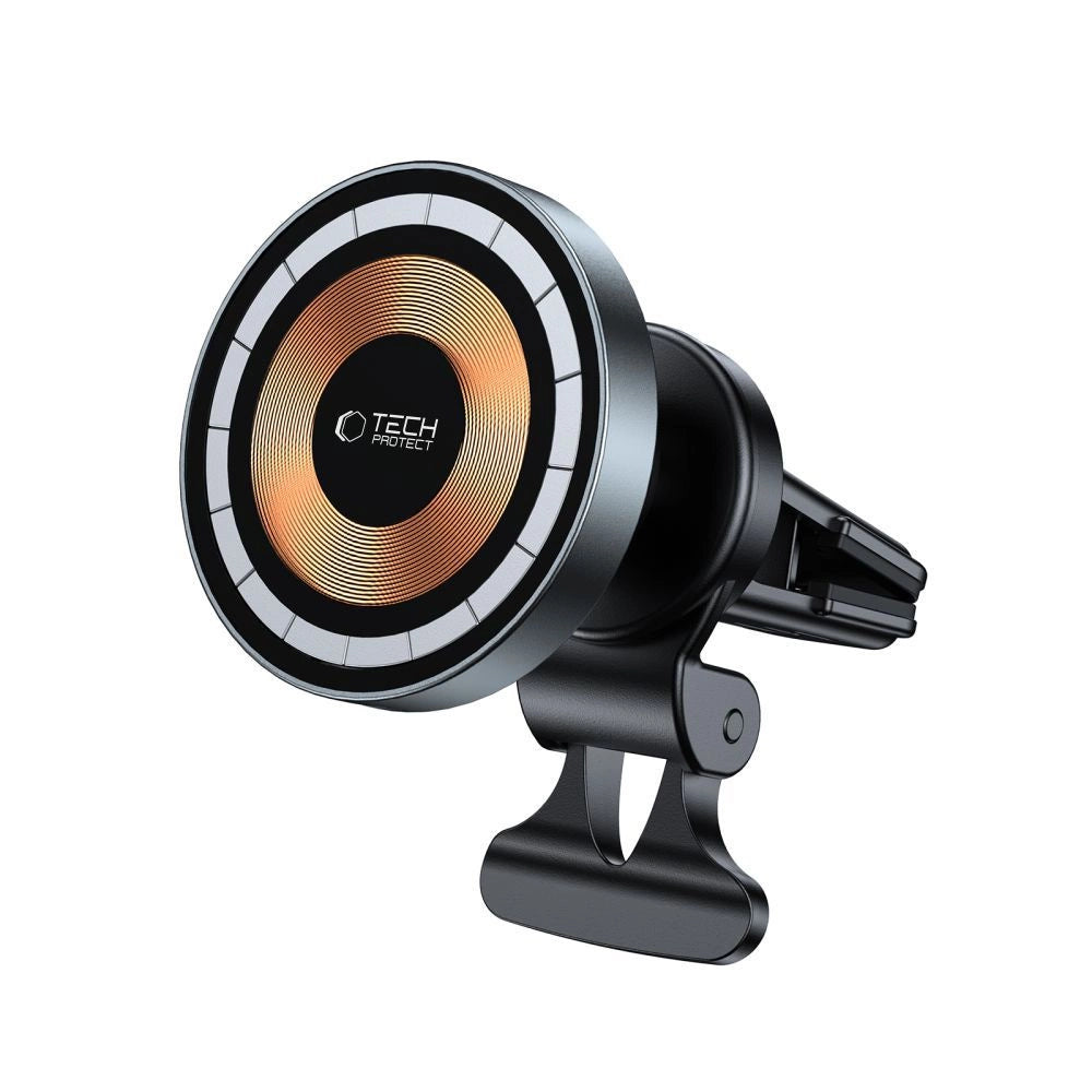 Tech-Protect MM15W-V5 biltelefonholder med MagSafe 15W induktiv oplader til luftventilation - sort