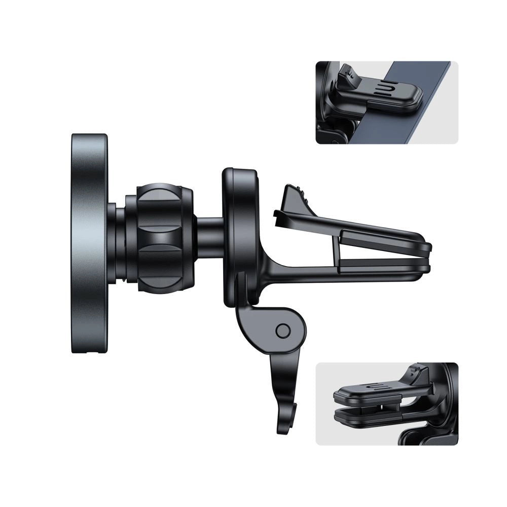 Tech-Protect MM15W-V5 biltelefonholder med MagSafe 15W induktiv oplader til luftventilation - sort