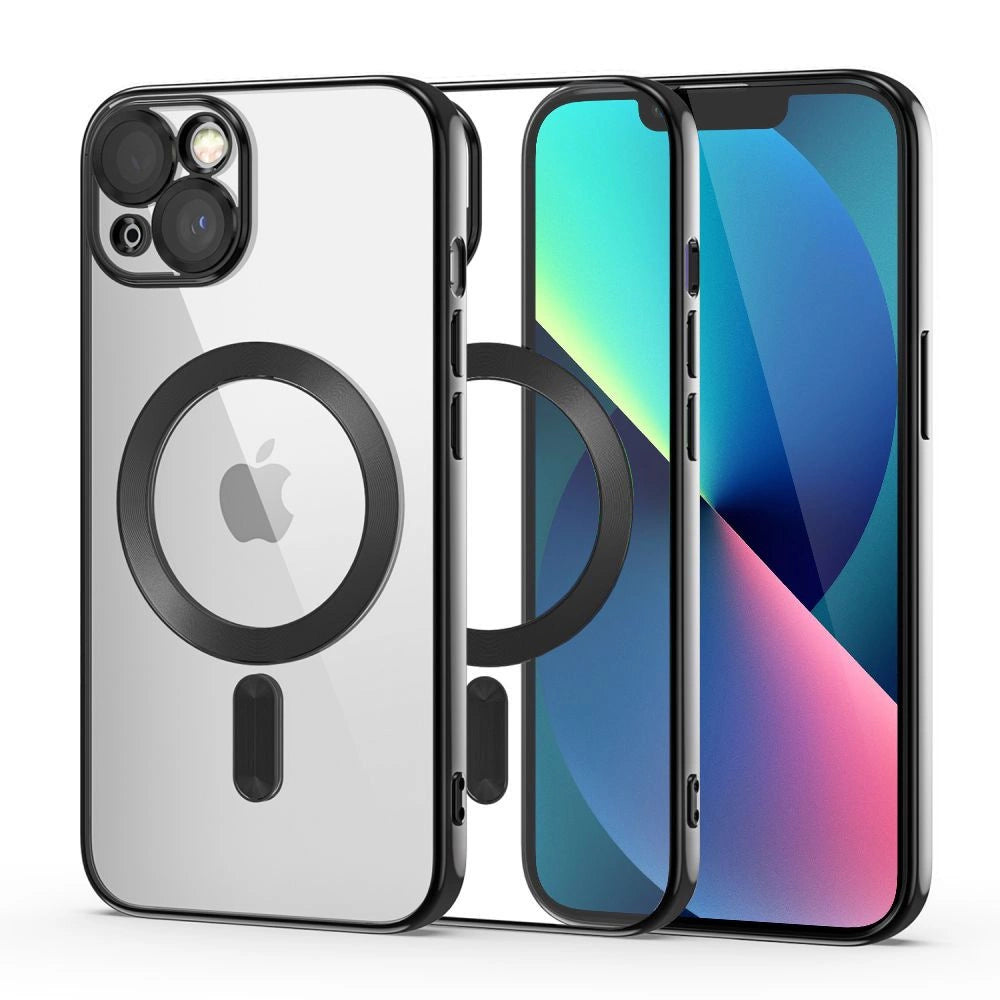 Tech-Protect MagShine Line MagSafe fodtøj til iPhone 13 - sort