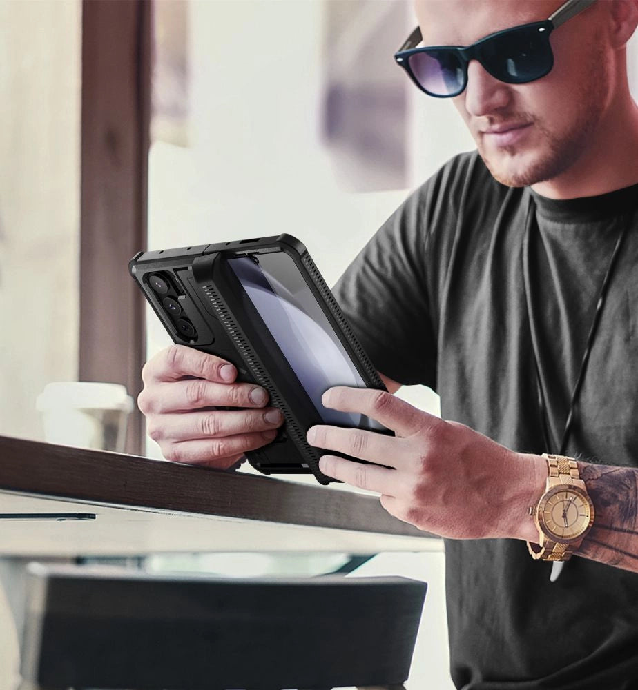 Tech-Protect Kevlar Pro Pen Case til Samsung Galaxy Z Fold 5 - sort