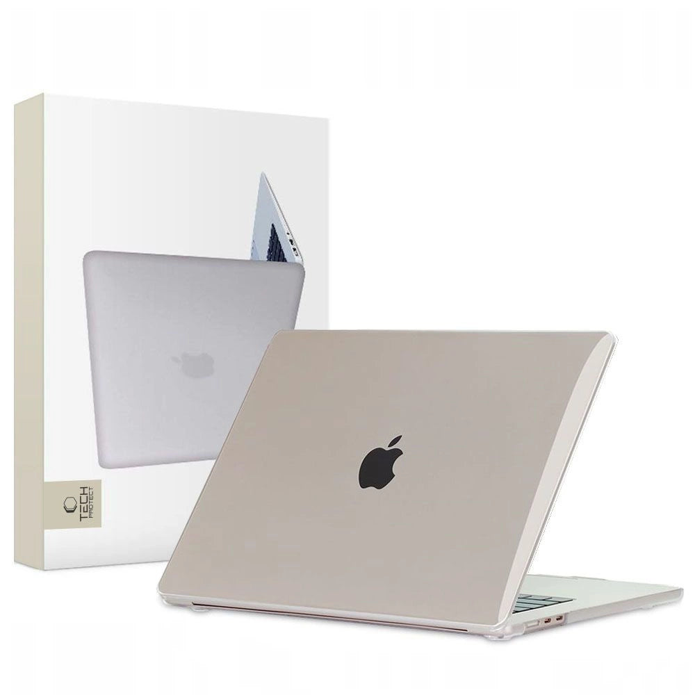 Tech-Protect SmartShell Case til MacBook Air 15" M2 / M3 / 2023-2024 - Gennemsigtig