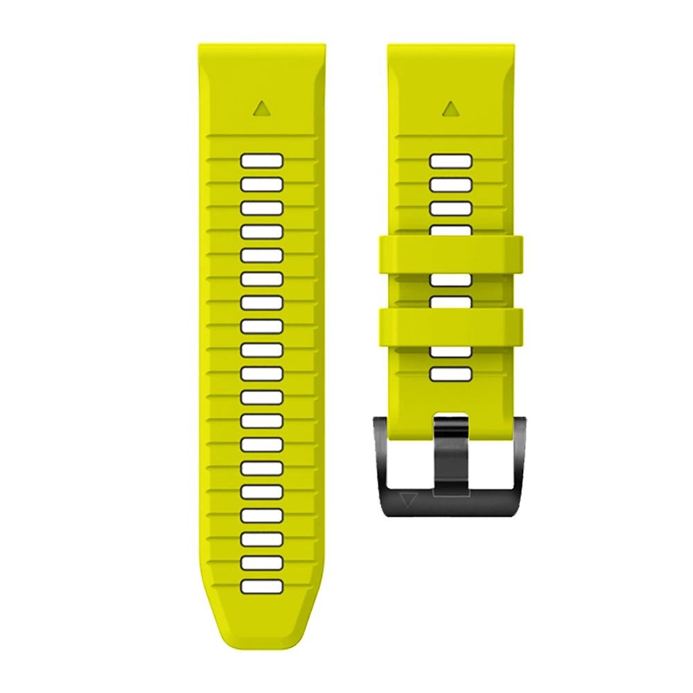 Tech-Protect IconBand Pro Strap til Garmin Fenix 3 / 5X / 3HR / 5X Plus / 6X / 6X Pro / 7X - Lime Black