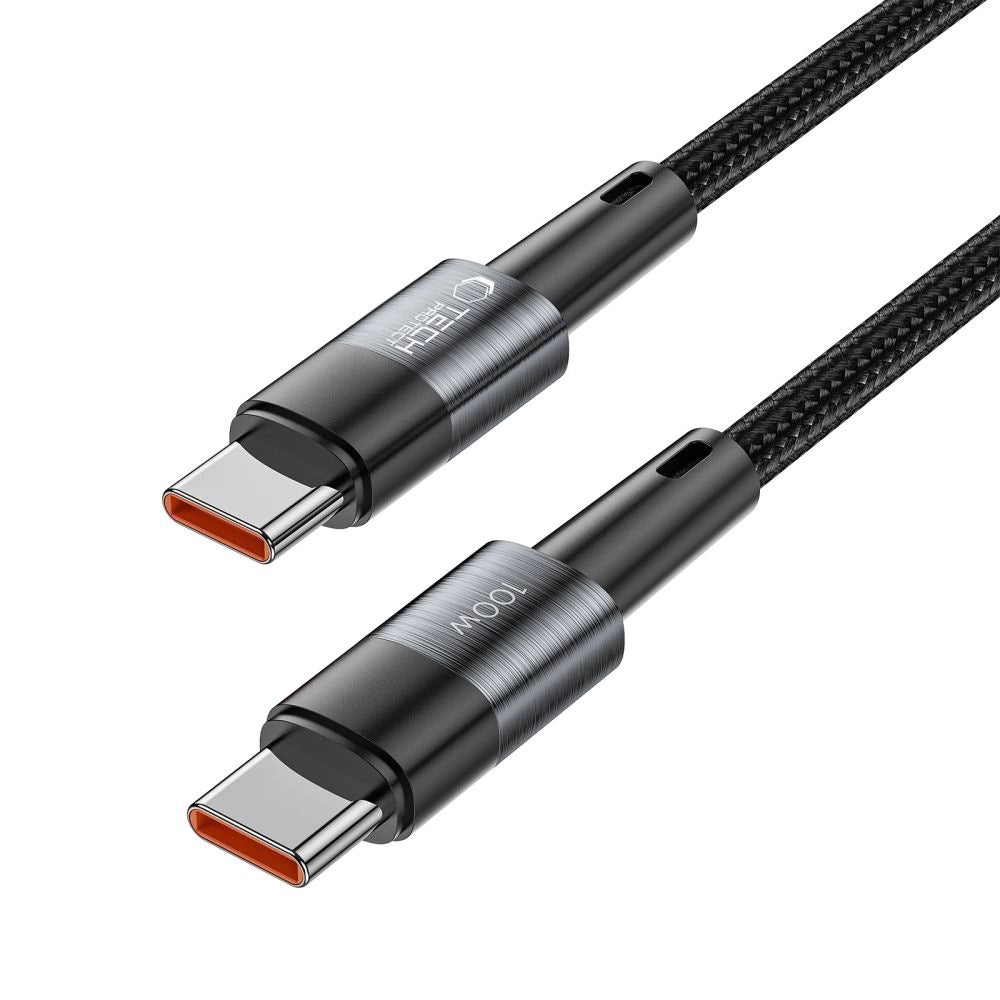 Tech-Protect UltraBoost USB-C / USB-C PD-kabel 100W 5A 1m - Grå
