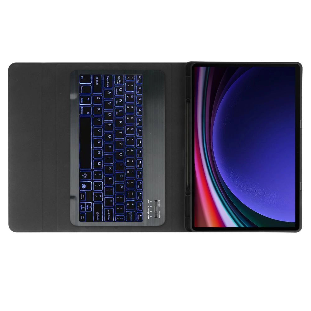 Tech-Protect SC Pen + Keyboard Case med tastatur til Samsung Galaxy Tab S9 FE+ 12.4" X610 / X616B - sort