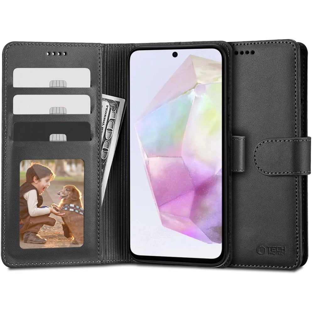 Tech-Protect Wallet Case til Samsung Galaxy A35 5G - sort