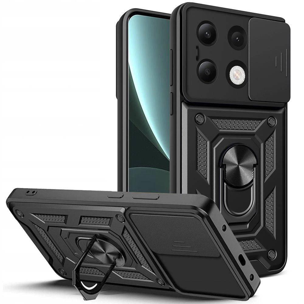 Tech-Protect CamShield Pro Case til Xiaomi Redmi Note 13 4G / LTE - sort
