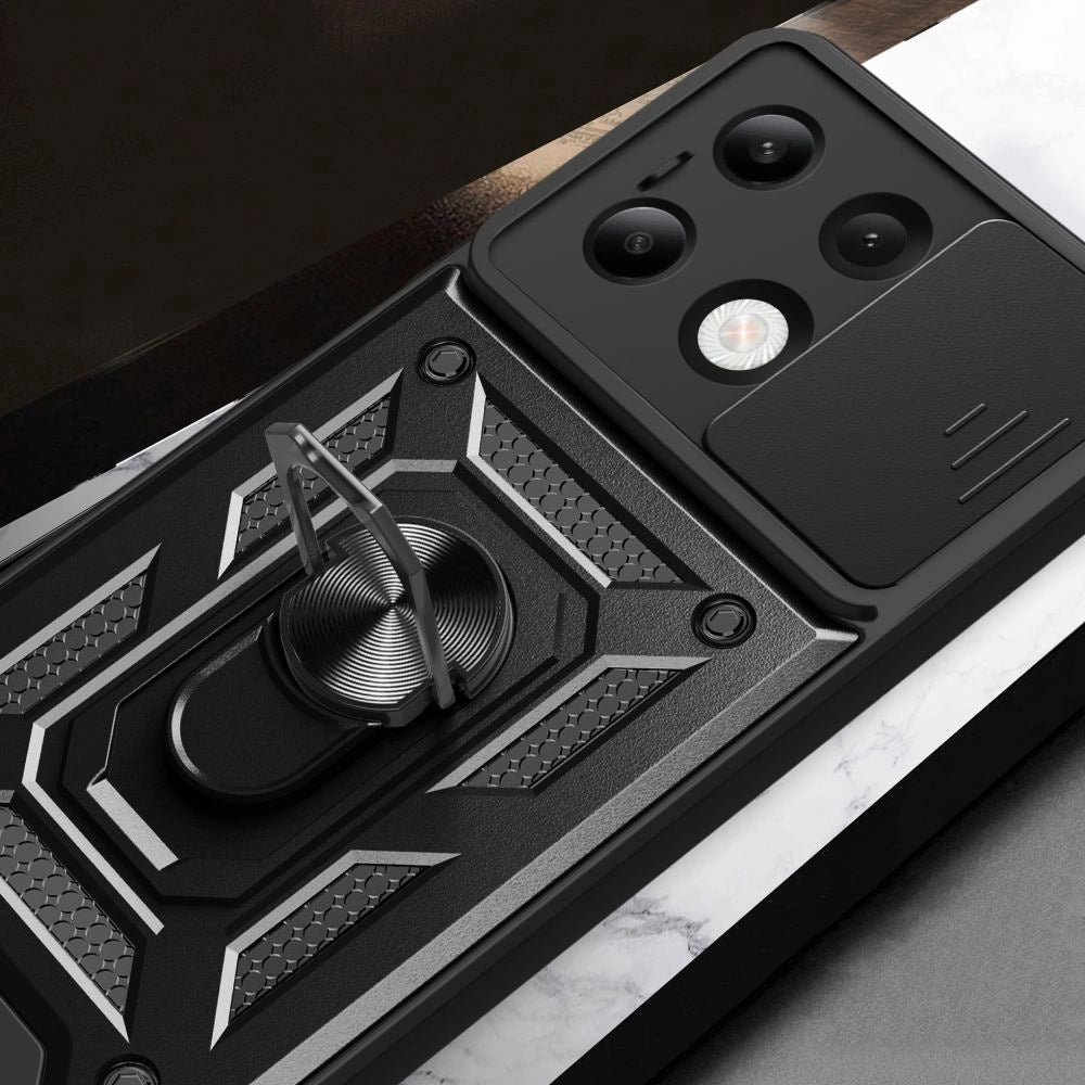 Tech-Protect CamShield Pro Case til Xiaomi Redmi Note 13 4G / LTE - sort