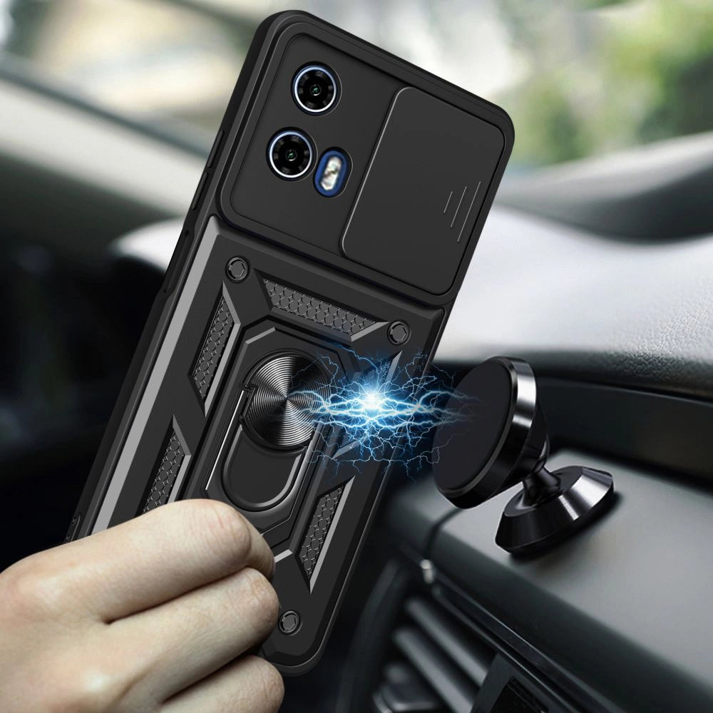 Tech-Protect CamShield Pro Case til Motorola Moto G24 / G24 Power / G04 - sort