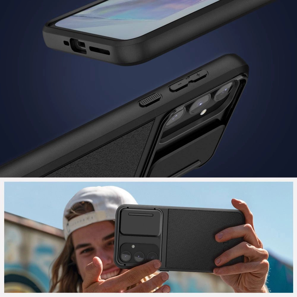 Tech-Protect Velar Cam+ Case til Samsung Galaxy A55 5G - sort