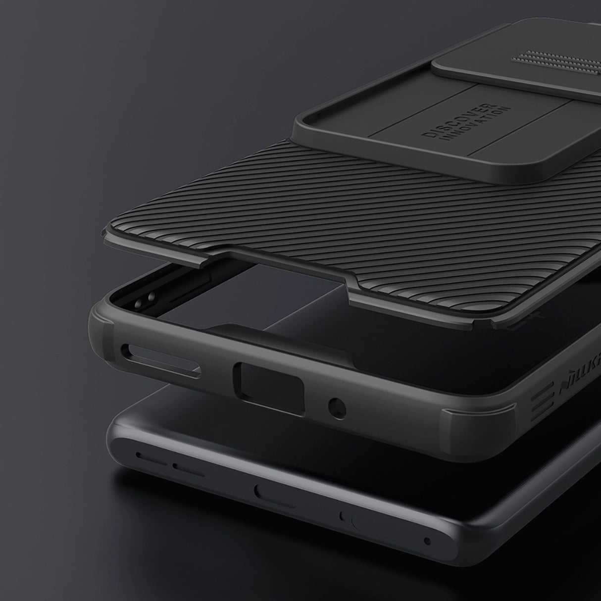 Nillkin CamShield Pro Case til OnePlus Ace 3 / 12R - sort
