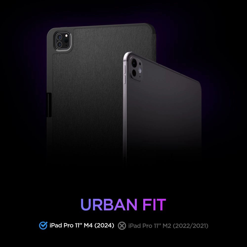 Spigen Urban Fit iPad Pro 11" 2024 Case - Black