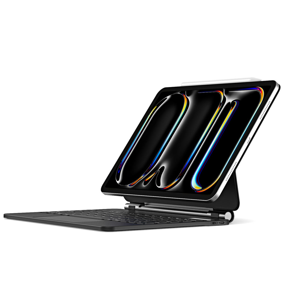 Dux Ducis Keyboard (MK Series) Case with Bluetooth Keyboard for iPad Pro 11" 2024 - Black