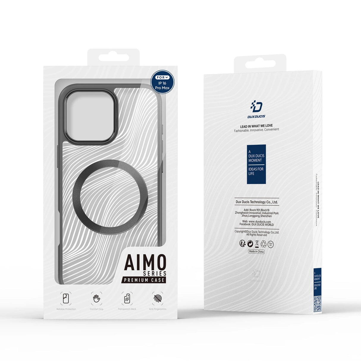 Dux Ducis Aimo Mag case with MagSafe for iPhone 16 Pro Max - black