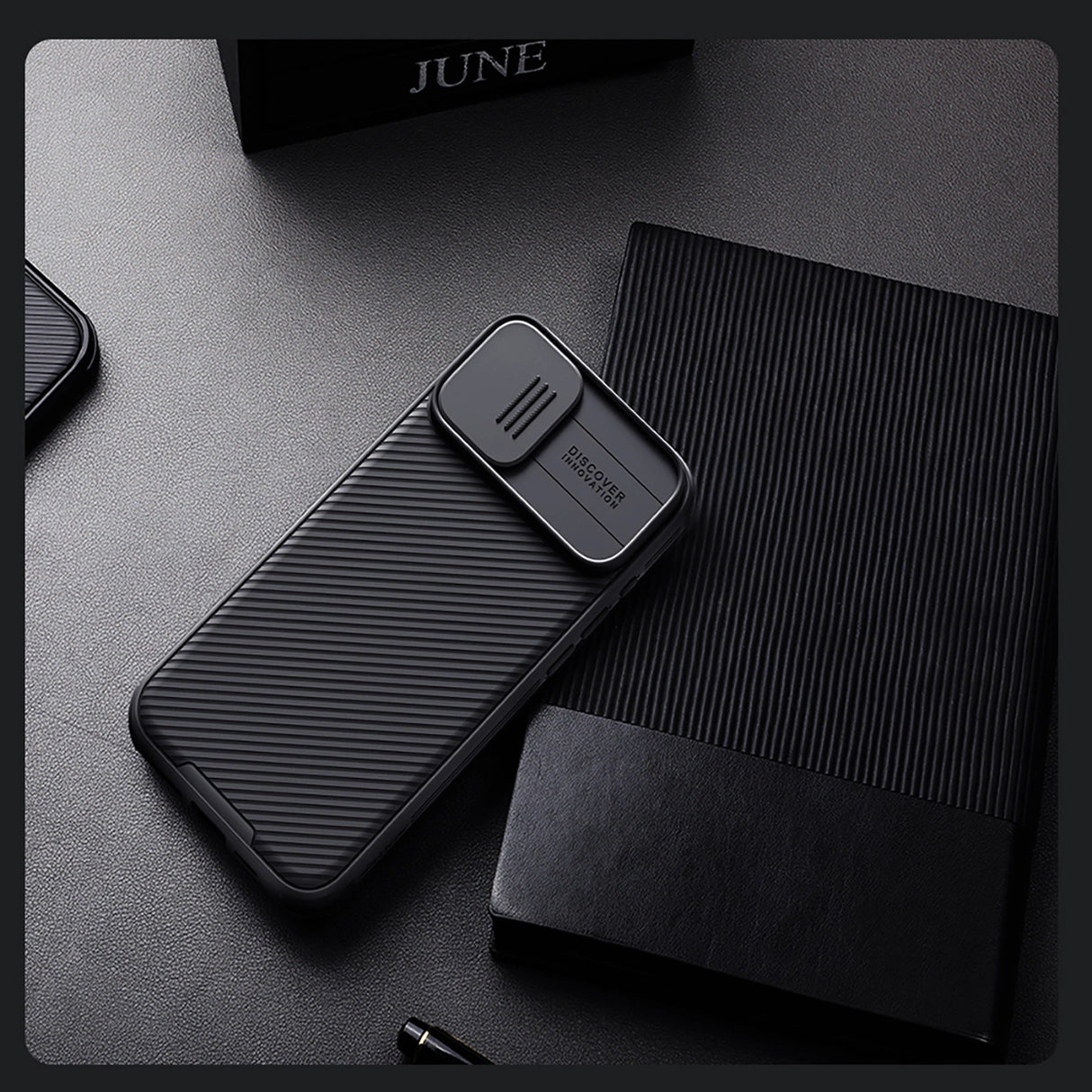 Nillkin CamShield Pro Magnetisk Case til iPhone 16 - sort