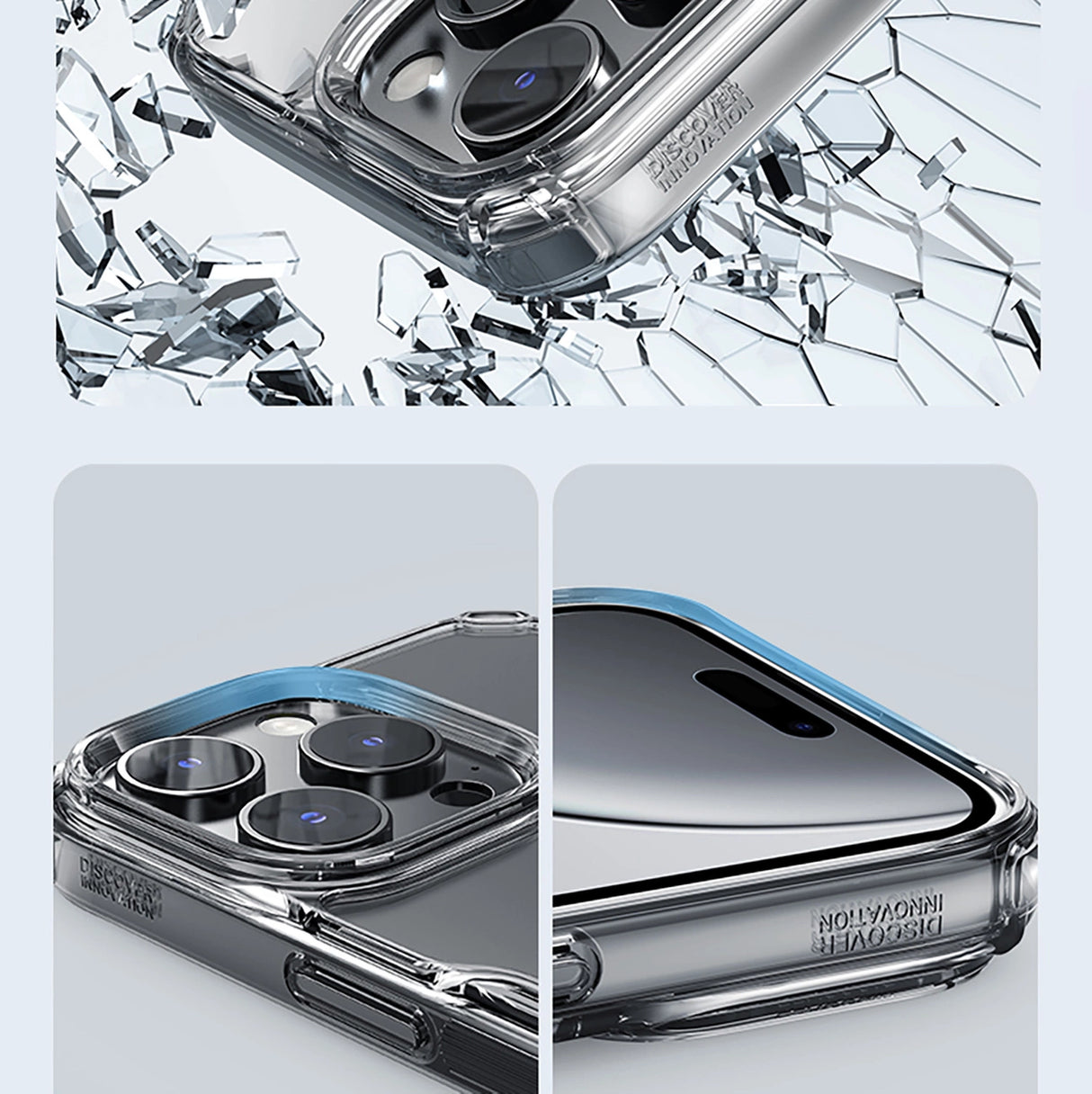 Nillkin Nature Pro Case til iPhone 16 Pro - gennemsigtig og hvid