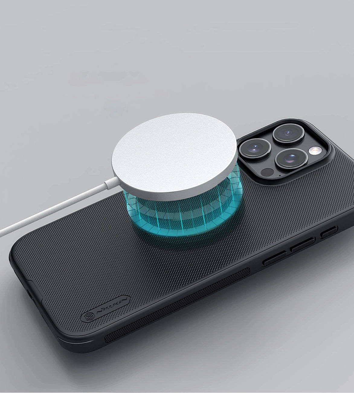 Nillkin Super Frosted Shield Pro Magnetisk Case til iPhone 16 Pro - sort