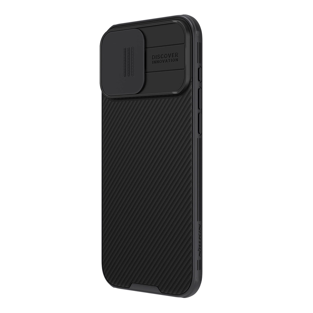 Nillkin CamShield Pro Case til iPhone 16 Pro Max med kameraomslag - sort