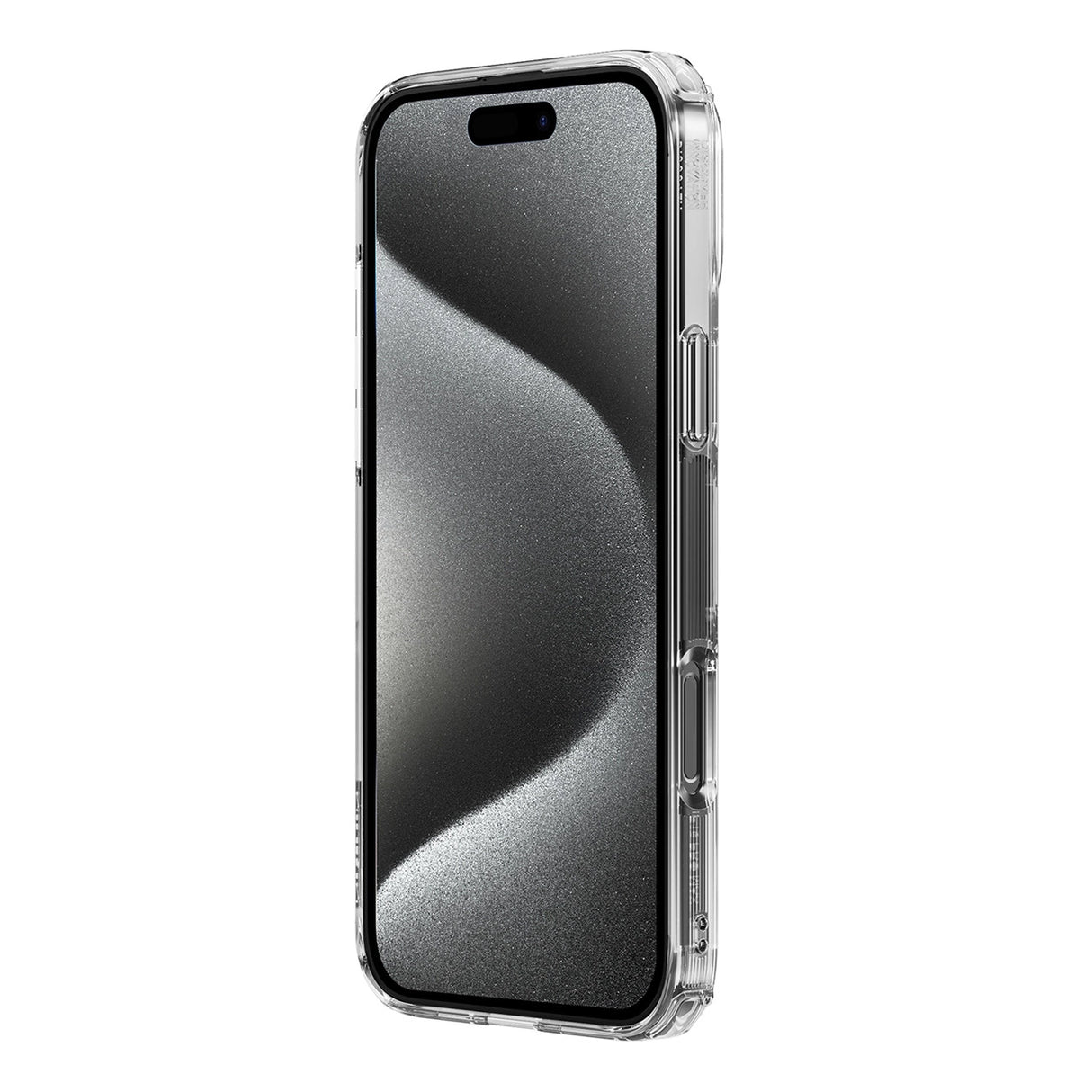 Nillkin Nature Pro Magnetic Case med MagSafe til iPhone 16 Pro - Transparent & Hvid