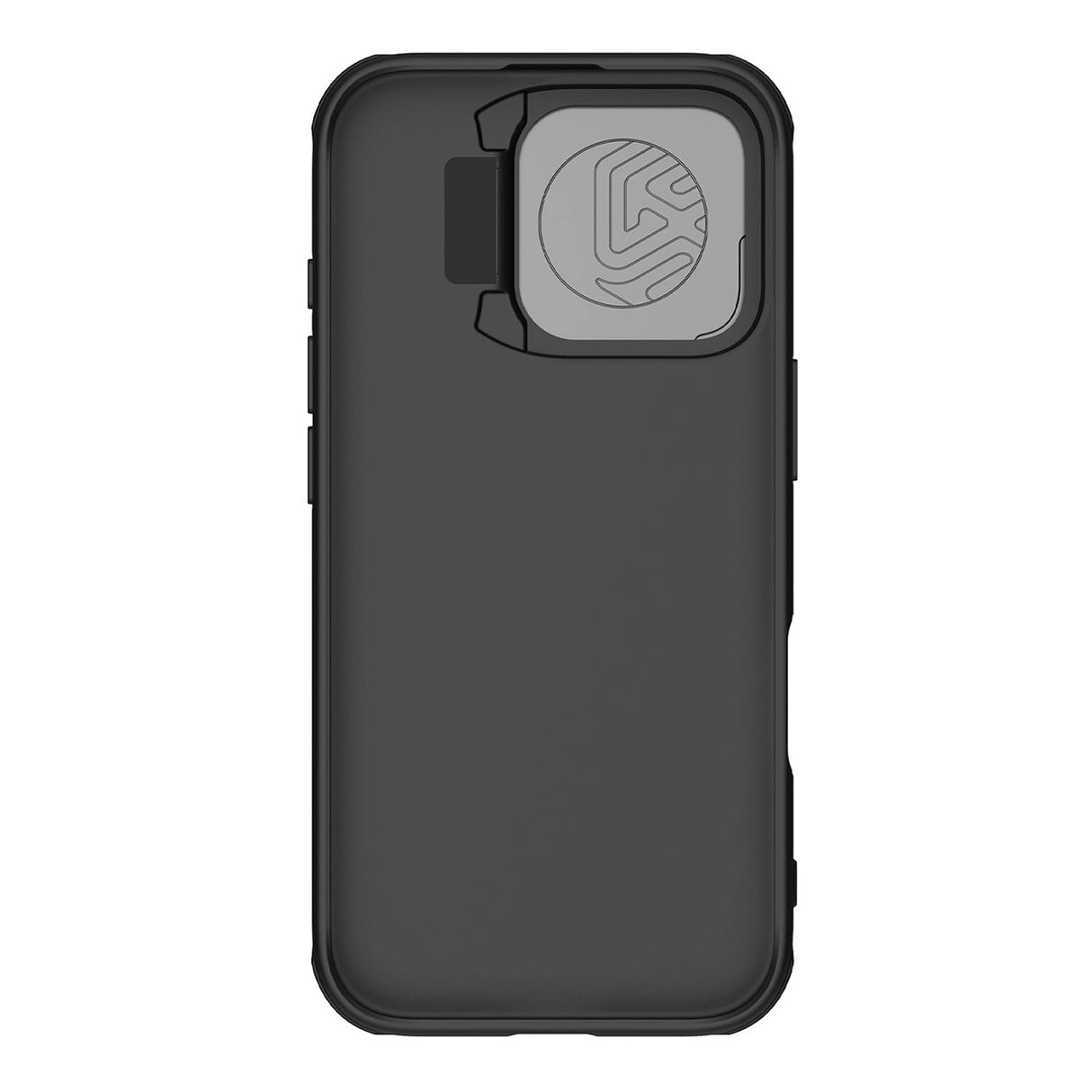 Nillkin CamShield Prop Case til iPhone 16 Pro Max med kameraomslag og stativ - sort
