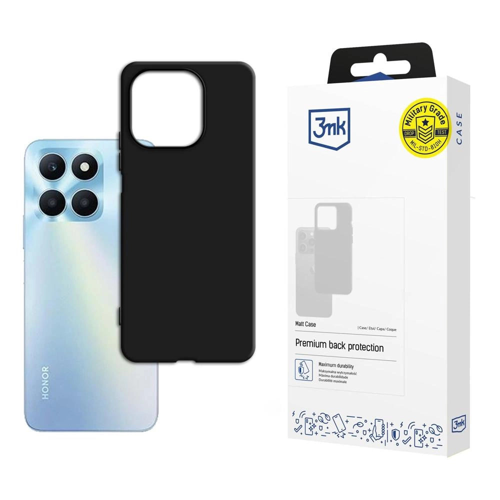 3mk Matt Case til Honor X6A - sort