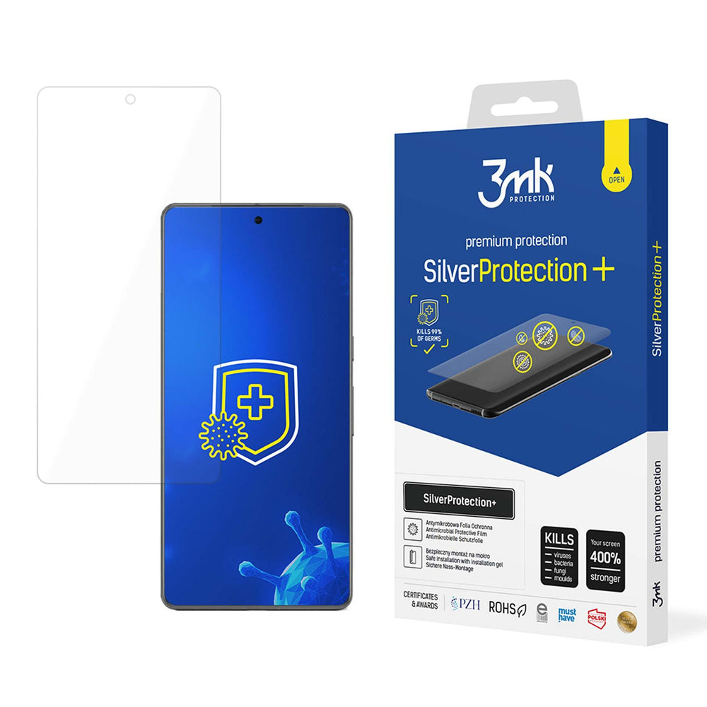 Antibakteriel beskyttende film 3mk SilverProtection+ til Google Pixel 7 Pro