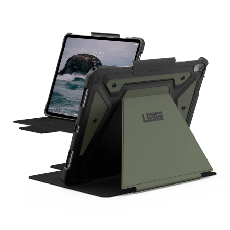 UAG Metropolis SE Case med stand og Apple Pencil Holder til iPad Air 13" 2024 - Grøn