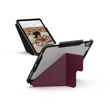 UAG Essential Armor Case med stand og Apple Pencil Holder til iPad Air 11 " 2024 - Rød