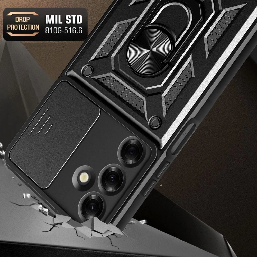 Tech-Protect Camshield Pro Case til Samsung Galaxy M35 5G - sort